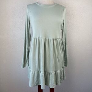A.U.W Pastel Green Dress Size L EUC